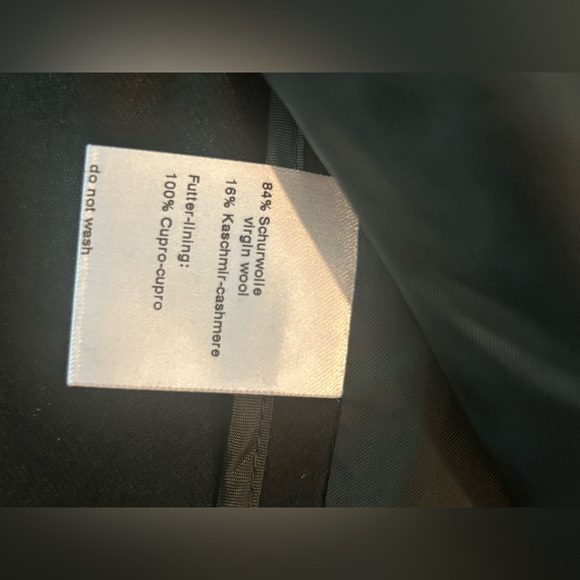 Akris Punto Wiool Cashmere Black Blazer Size M - Picture 3 of 7